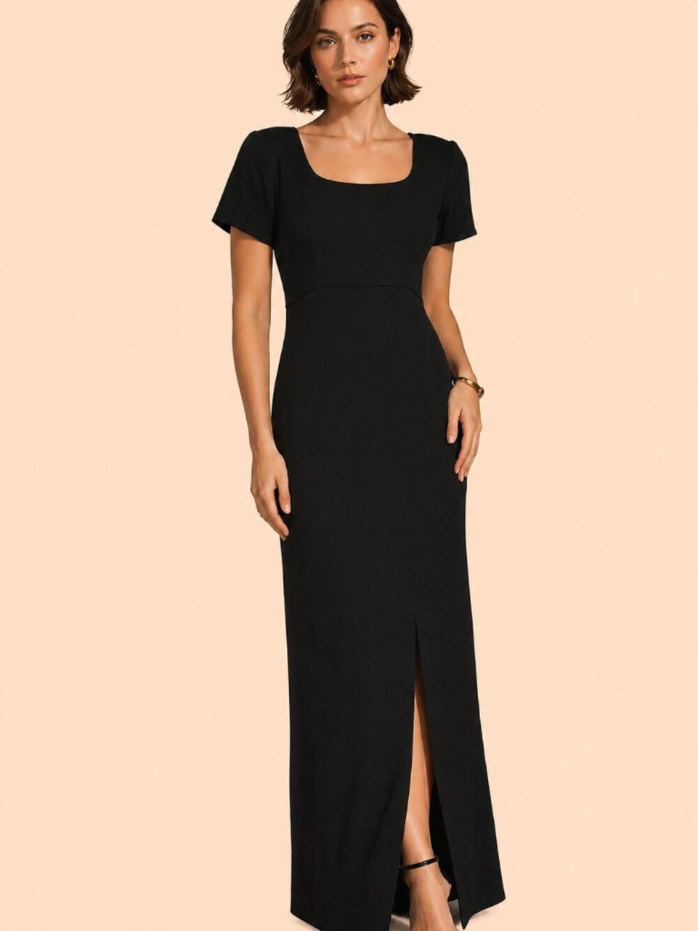 JEFFREY & DARA EVENINGS by Tom Barra Vintage 90s Maxi Dress, Size 10